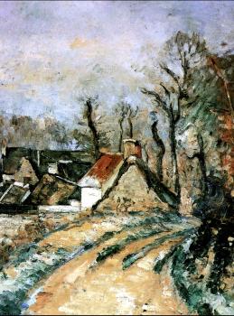 Paul Cezanne : The Turn in the Road at Auvers